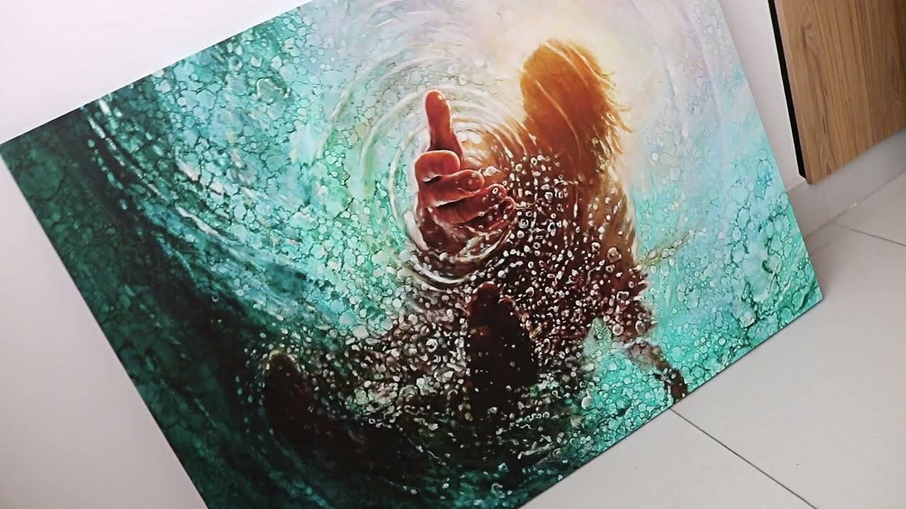 Vídeo de Quadro Crê no Senhor Jesus Cristo e serás salvo