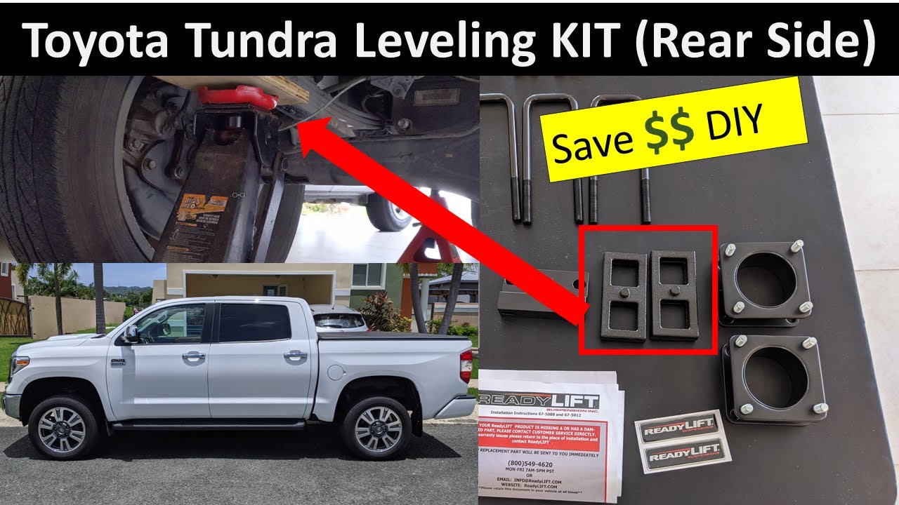 Toyota Tundra leveling kit install – Part 3 [ Rear Side ] - YouTube