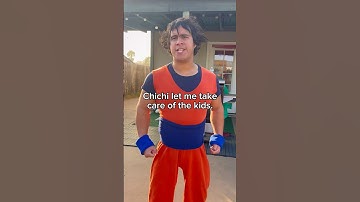 Goku Best Dad 🏆😊😈(with @kawiwii) #goku #chichi #vegeta #piccolo #dragonball #anime