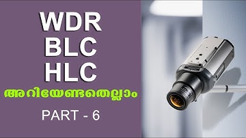 What is WDR, BLC & HLC/ CCTV Camera/WDR, BLC & HLC എന്ന Features ഉം അതിന്റെ ഉപയോഗവും