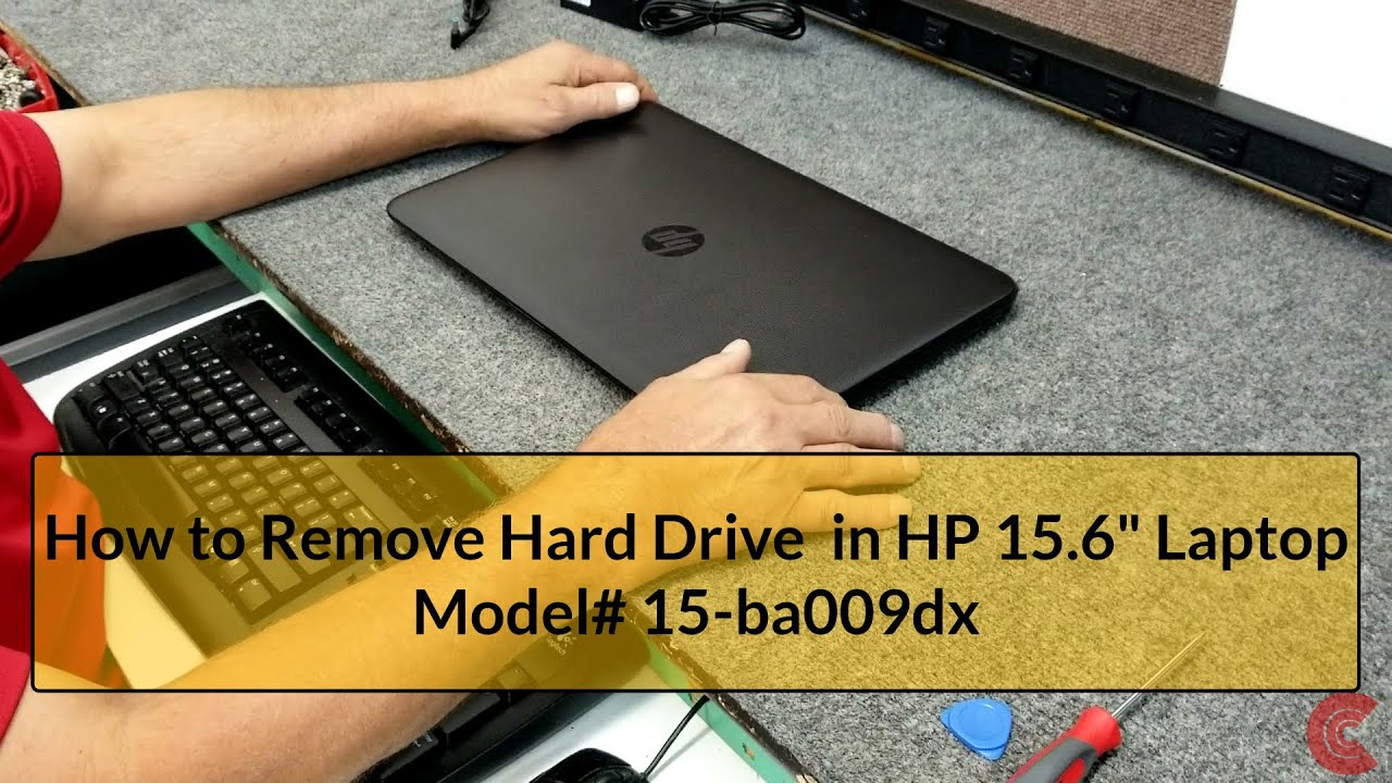 to Remove Hard Drive HP Model 15-ba009dx YouTube