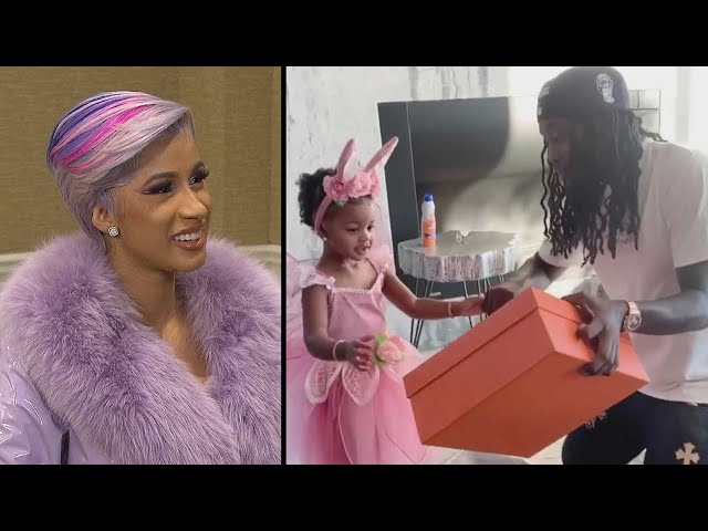 Would you give a two-year-old a Hermès or LV handbag, as Cardi B