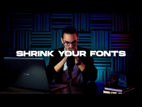 Video: Care font este cel mai mic în 12 puncte?