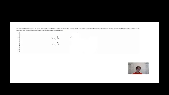 Easy Probability Question --  One-Minute GMAT Lesson