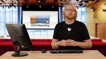 ProPresenter 5 CCLI Reporting Tutorial