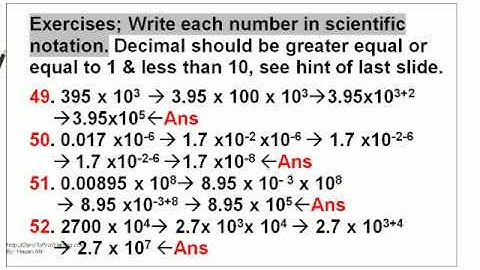 Grade 9 Math - Segment 1 Unit 3 - Laws of Exponents