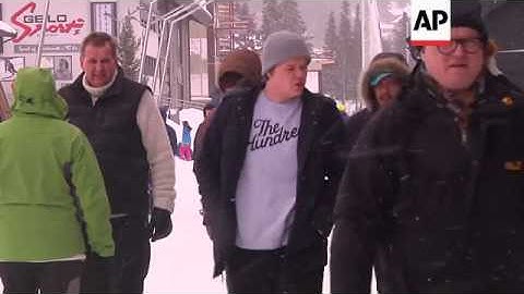 Creating music from ice at Norwegian mountain resort