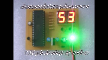 Mạch đo nhiệt độ dùng ds18b20