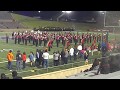 Memorial High Vs. Spring Woods High - Memorial High School Halftime Band and Drill Team (Part 2)