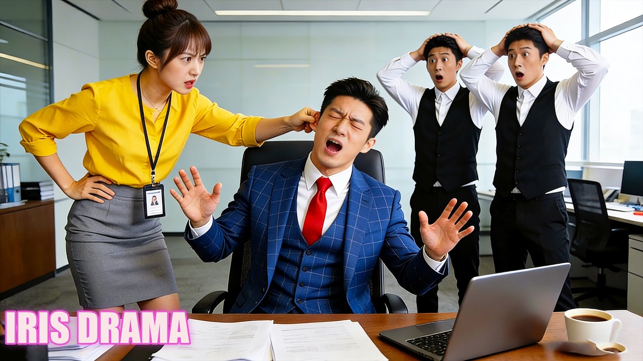 No One Expected The Scolded Intern To Dare Pull CEO's Ear, She Turned Out To Be His Wife!