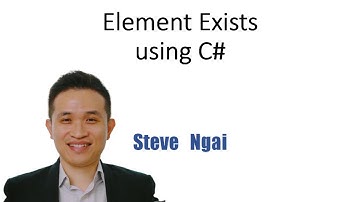 Element Exists with 3 Solutions in C#