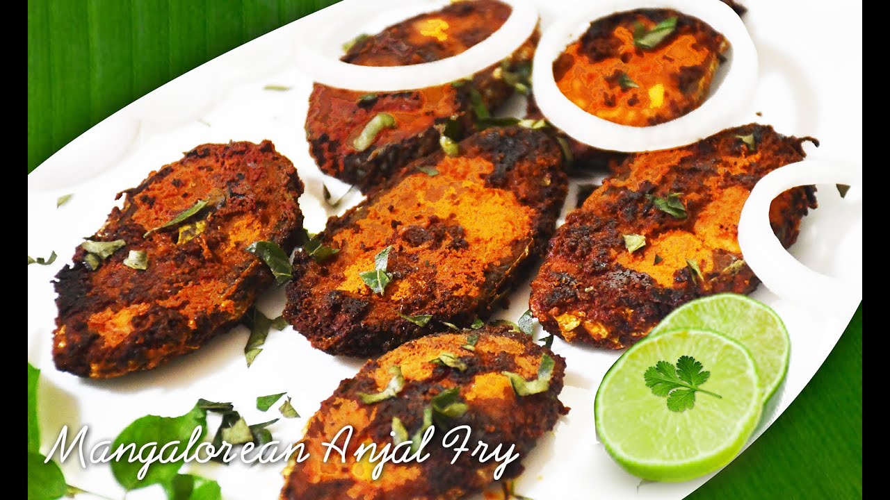 Anjal (Seer Fish)Fish Mangalorean Style Fry!!! Tastiest Fish Fry Recipe. Ney Meen. YouTube