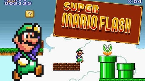 Super Mario Flash with Luigi full game