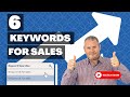 Back to basics the 6 keywords of sales  james white sales