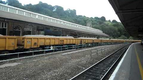 DB Schenker Class 66 66184 Passing Bath Spa Working A Engineers Train With Tones