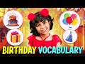 Birthday🎂🎁 Vocabulary | Kids English Vocabulary | Adi Keshari Connection #birthday #kidsenglish