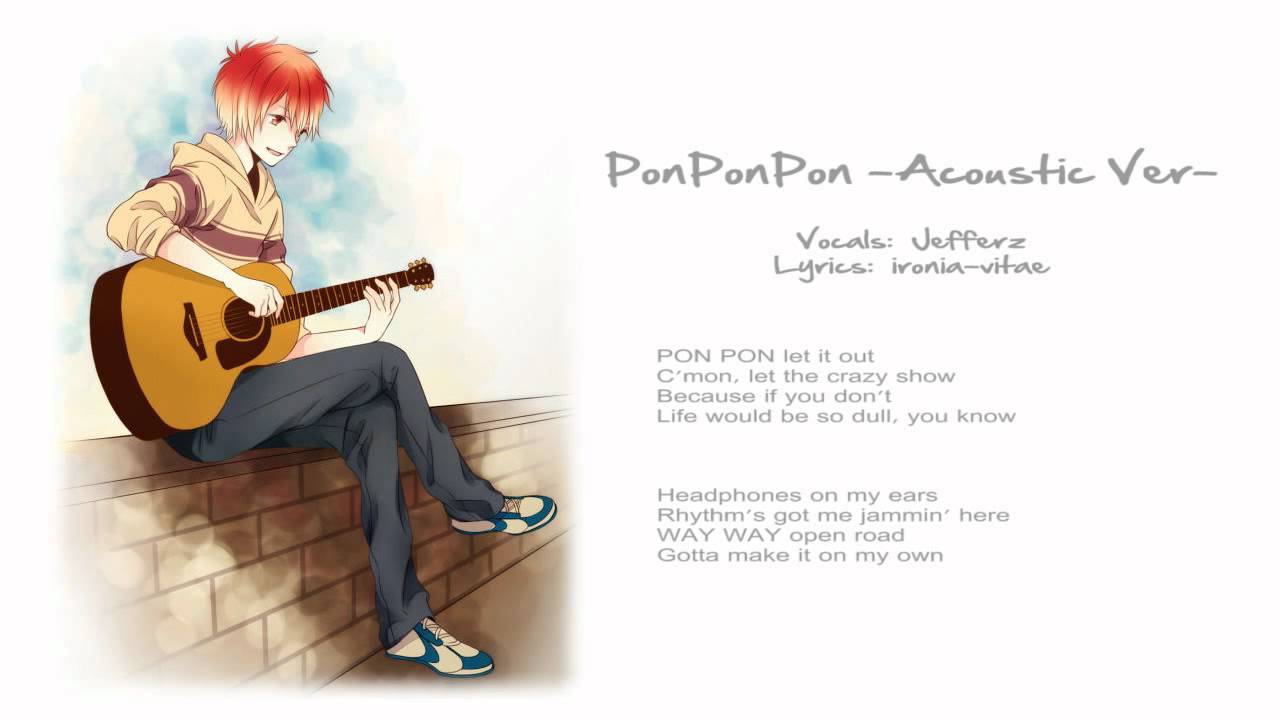 Jefferz Ponponpon Acoustic Arrange English Cover Youtube