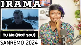 IRAMA - TU NO REACTION!!😱 | (Italy Sanremo 2024) | FIRST TIME HEARING IRAMA 🇮🇹