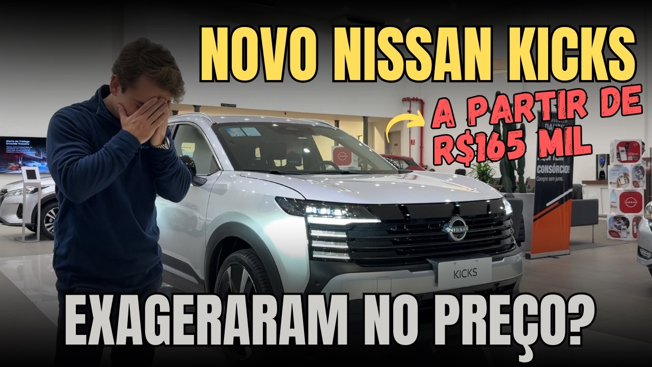NOVO KICKS TODAS AS VERSÕES + Comparações com o Antigo. É Facelift ou Mudou 100%?