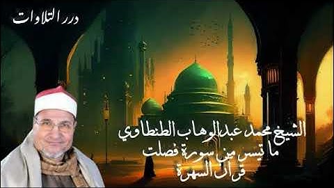 الشيخ محمد عبدالوهاب الطنطاوي ما تيسر من سورة فصلت قرآن السهرة