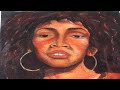 Sand painting  whitney houston portrait