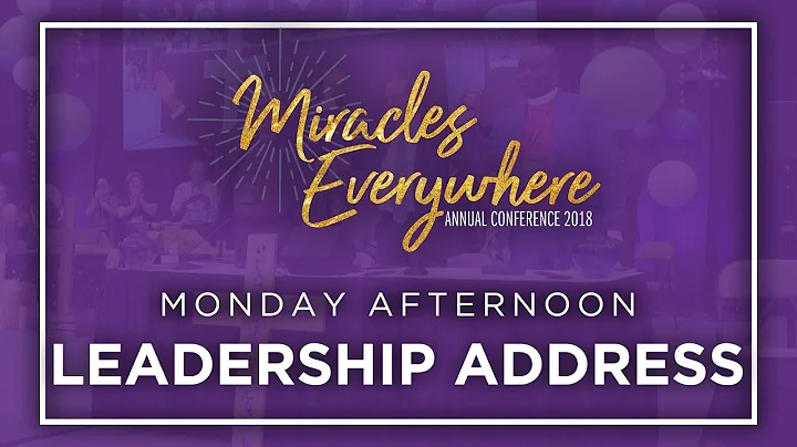 Leadership Address // GNJAC 2018 Monday Afternoon
