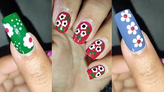 4 Beautiful nail art design💅💅 Easy DIY nail art just using household items❤❤❤