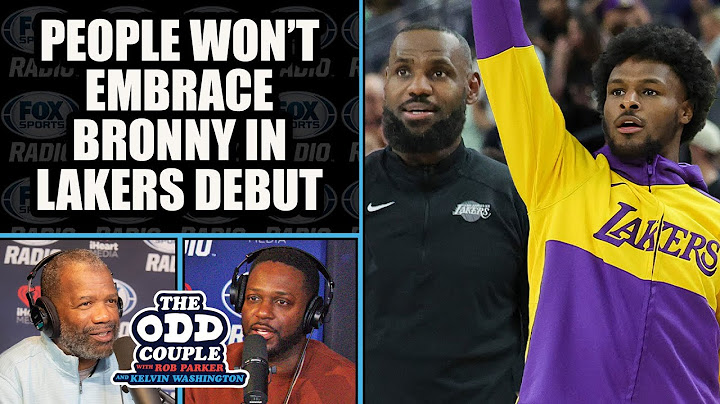 Rob Parker - Lakers Forcing Bronny In First Game of Season Doesn't Feel Right or Organic
