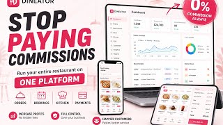 0% Commission Restaurant Ordering System | Dineator