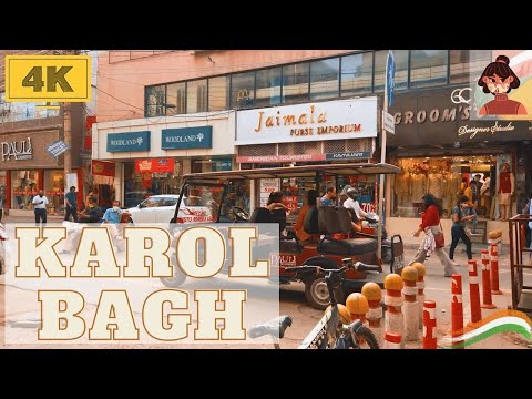 4K 😷 Walk Karol Bagh - Delhi - India walk tour