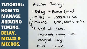 TUTORIAL: How to Manage Arduino Timing: Delay, Millis & Micros!