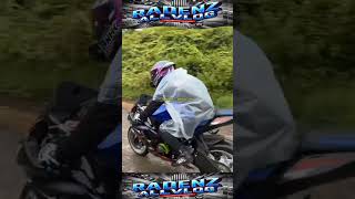 Akang mv nekat trabas banjir pake zx636 #shorts