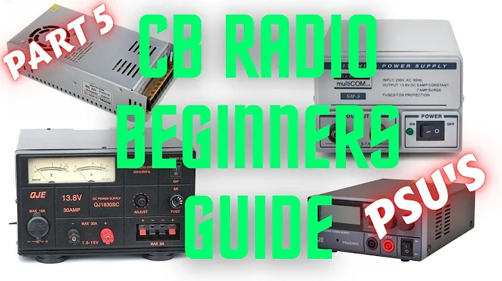 CB Radio Beginners Guide. Part 5.  Choosing a power supply / Connecting a mobile radio in a car.