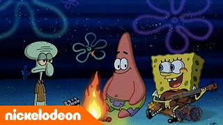 SpongeBob Schwammkopf | Das Lagerfeuerlied Lied | Nickelodeon Deutschland Resimi