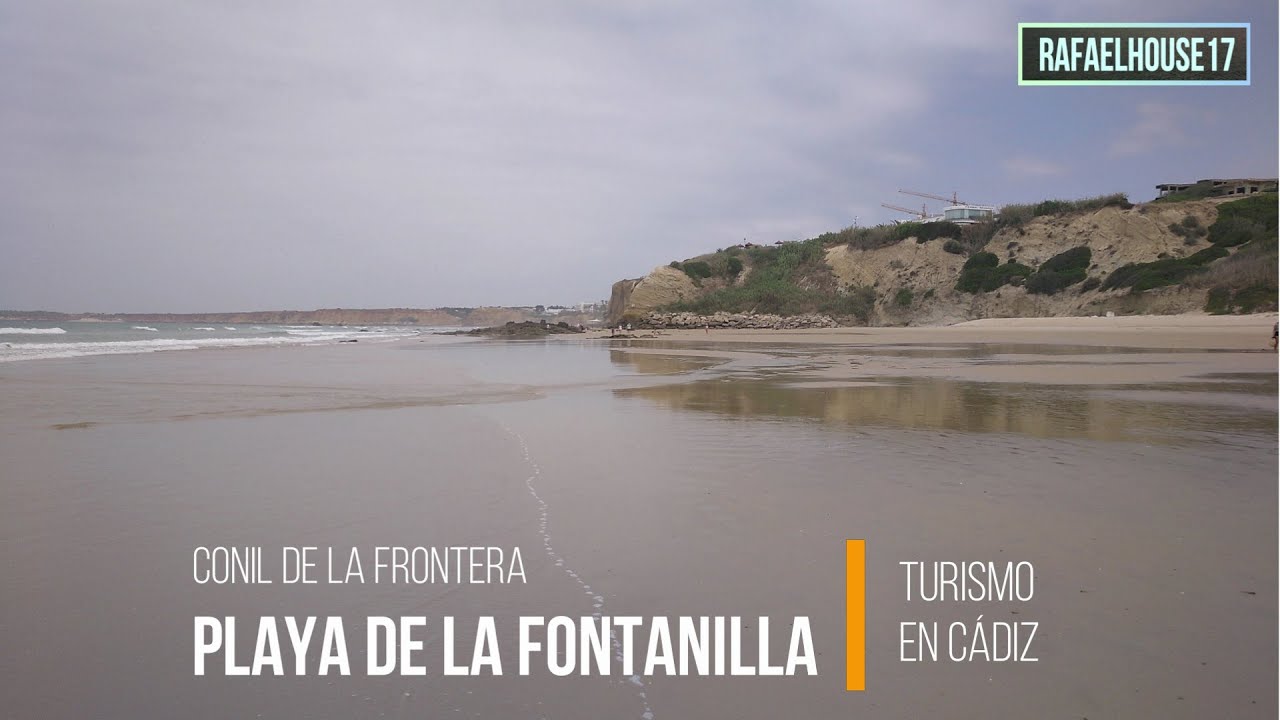 La Fontanilla Beach - Conil de la Frontera, Spain. 4K Walk tour 