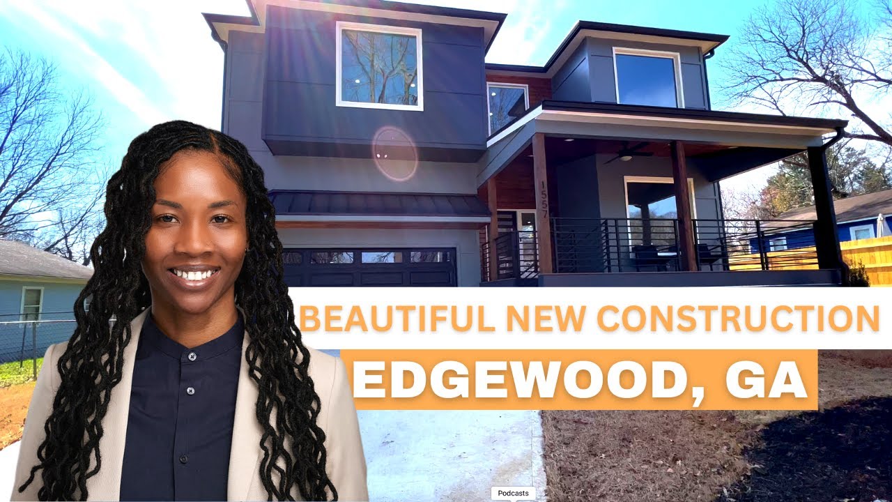 MODERN New Construction Home For Sale Edgewood, GA 5 Bedroom 3.5