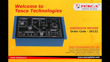 Anderson Bridge Experiment | Measurement of inductance of Coil by Anderson Bridge || Tesca 36132