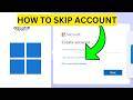 How To Skip Microsoft Account on Windows 11(EASY)