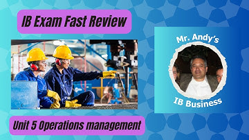IB Business Exam Fast Review | Unit 5 Operations management