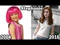 Lazytown then and now  lazy town antes y despues 2016