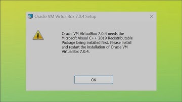 Oracle VM VirtualBox Needs The Microsoft Visual C++ Redistributable  - Fix