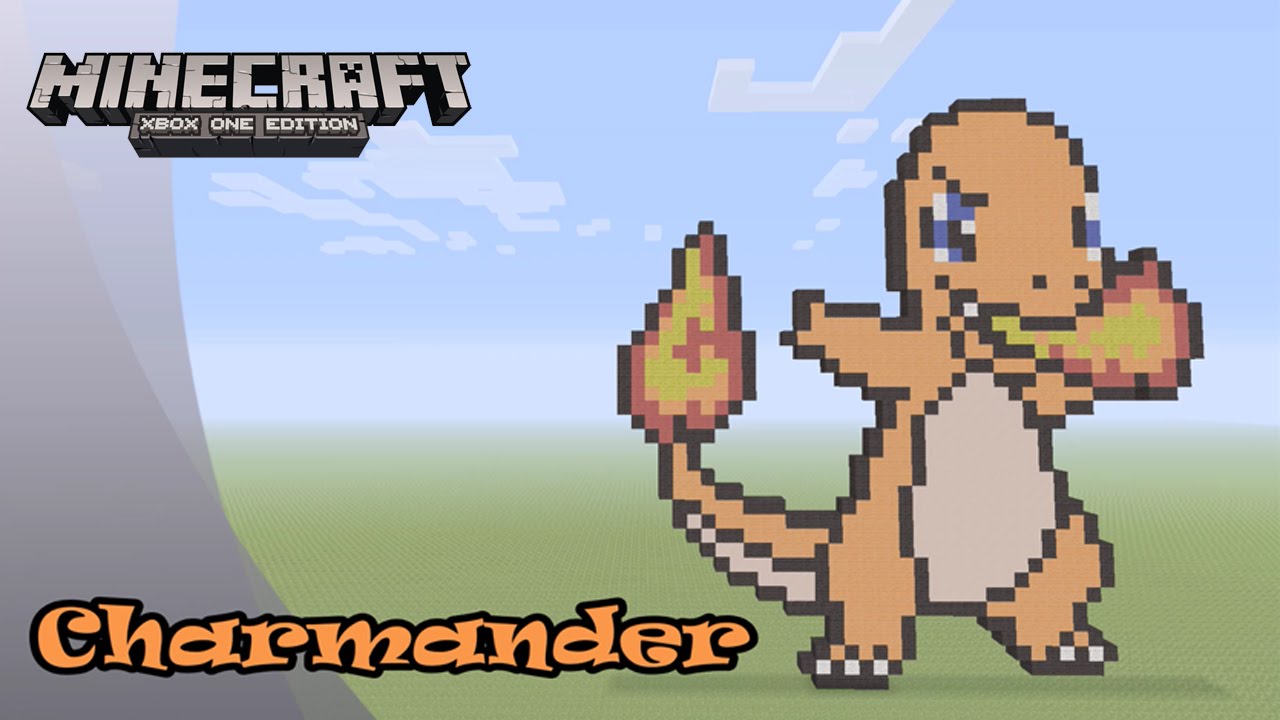 pokemon minecraft pixel art template