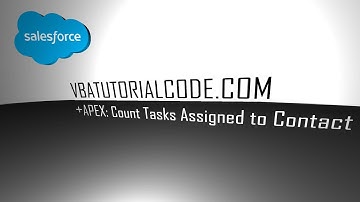 Salesforce APEX Introduction - After Insert, After Update to Count Tasks Assigned to a Contact