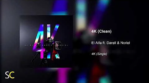 El Alfa, Darell, Noriel - 4K (Clean Version Radio Moda Edit) - Live Music Fire One