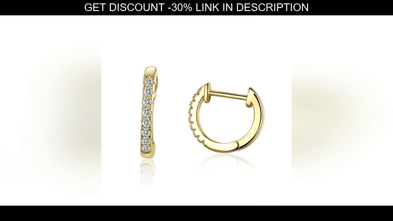 WOSTU 925 Sterling Silver Classic Round Silver Hoop Earrings Authentic Clear Zircon Earrings For Wo