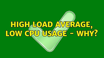 Unix & Linux: High load average, low CPU usage - why? (2 Solutions!!)