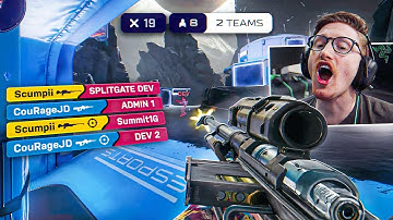 WE RAN INTO DEVS IN SPLITGATE BATTLE ROYALE