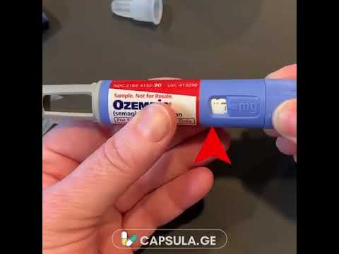 ოზემპიკის ინექცია: როგორ გამოვიყენოთ | OZEMPIC Injection: How To Use