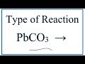 Decomposition Reactions Overview