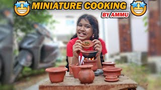 😜First Time MINIATURE COOKING || Ammu Bloopers || AMIRTHA VARSHINI